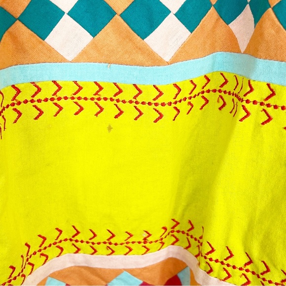 GUC Anthro Leifsdottir Ribboned Quilotoa Strapless Mini Cotton Dress - Picture 13 of 16